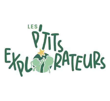 Logo Les P'tits Explorateurs réalisé par ClicConcept